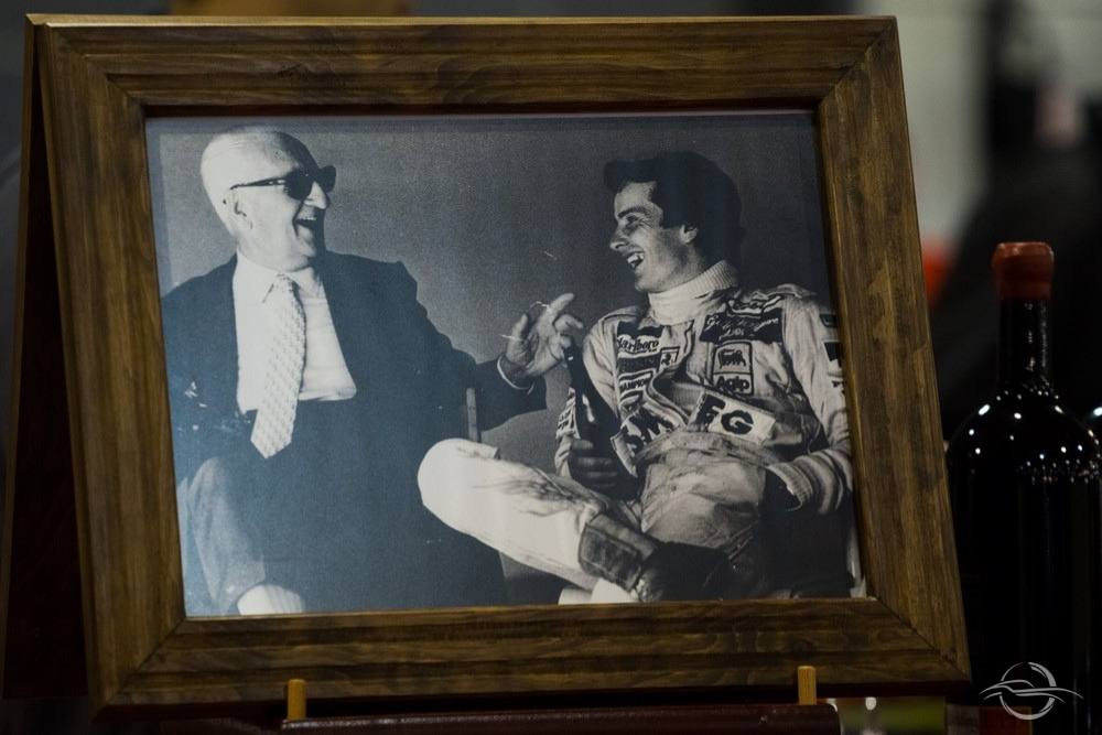 Enzo Ferrari and Gilles Villeneuve
